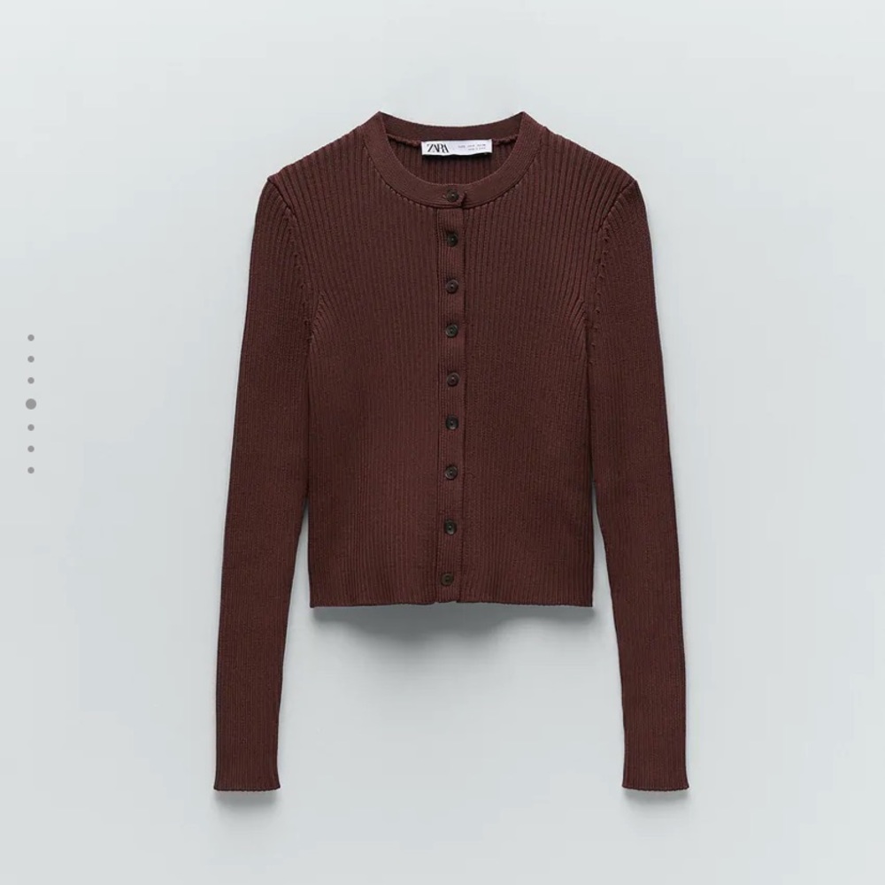 Zara Ribbed Jacket in Burgundy (S and M)